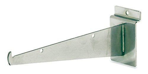 Slatwall Knife Bracket in Chrome 10 Inches Long - Box of 25