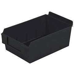 Slatwall Shelfbox Style in Black 9.25 D X 5.51 W X 3.74 H Inches
