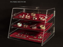 3 Tier Acrylic Jewelry Crafts Display Case