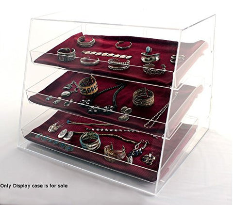 Crafts Display Case w/Removable Trays