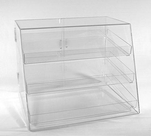 Transparent Cookie Display Case w/removable Trays
