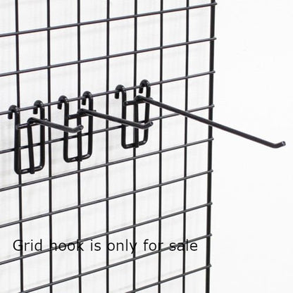 Grid Screen Hooks in Black 4 Inches Long - Box of 25