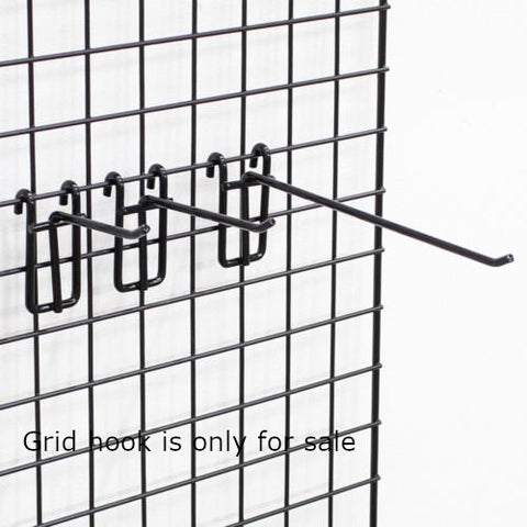 Grid Screen Hooks in Black 4 Inches Long - Box of 25