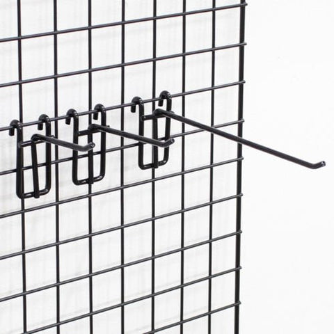 Grid Screen Hooks in Black 4 Inches Long - Box of 25