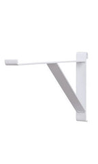 Contemporary Shelf Bracket in White 12 Inches Long for Wire Grid