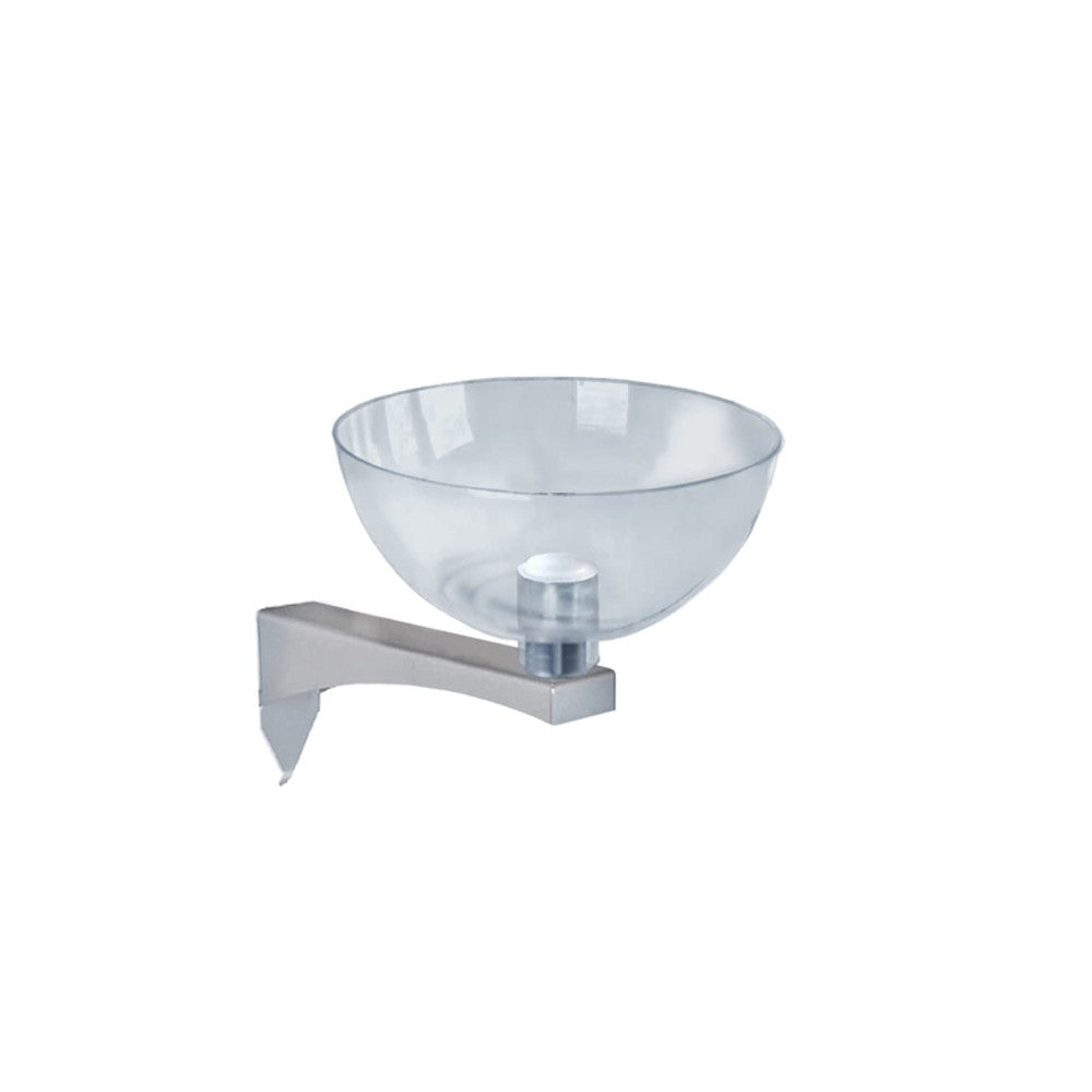 Bowl Display in Clear 10 D Inches with Extension Arm for Sky Tower