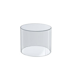 Acrylic Clear Multipurpose Cylinder Display 6 W x 6 H x 0.125 Thick Inches