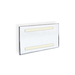 Wall Mount Sign Holders in Clear 8.5 W x 5.5 H Inches - Box of 10