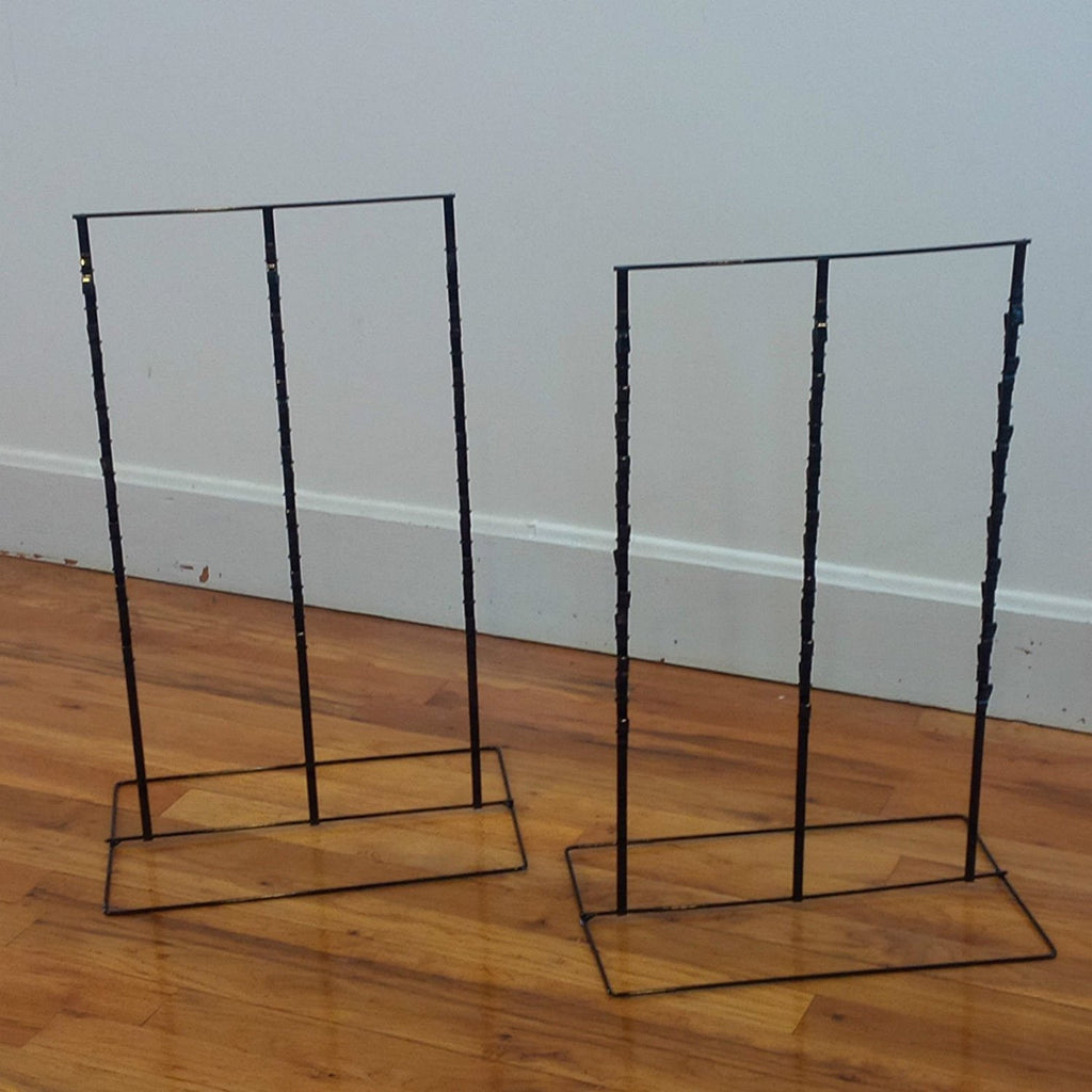 Triple Strips Display Rack in Black 22 H X 14.5 W X 9.5 D Inches - Lot of 2