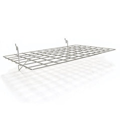 Rectangular Flat Shelves in Chrome 23.5 W x 14 D Inches - Pack of 5
