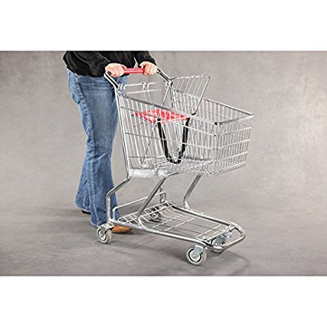 Extra Tough Steel Grocery Shopping Carts 36 H X 30 L Inches