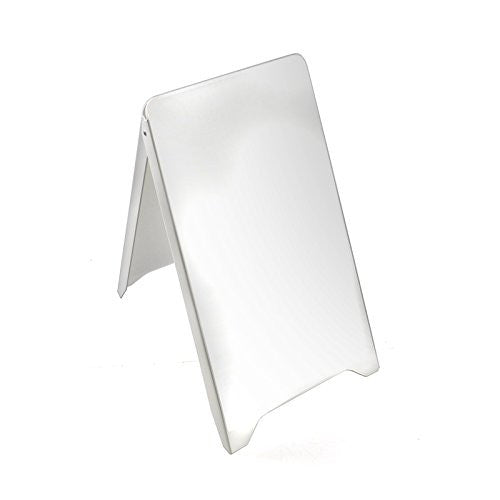 Plastic Sidewalk Sign Board in White 19.75 W x 34.65 H Inches