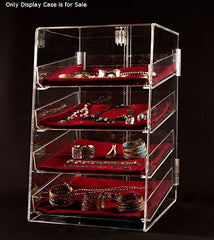4 Tier Acrylic Jewelry Display Case