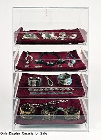 Jewelry Display Case w/removable trays