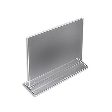 2 Sided Sign Holders in Clear 11 W x 8.5 H Inches - Count of 10