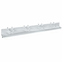 Acrylic J Bar Systems in Clear 16 W x 2 H Inches for Counter - Count of 4