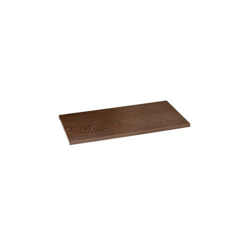 Dark Walnut Melamine Shelves 12 D x 24 L Inches - Case of 10