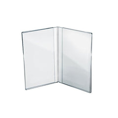 Acrylic Clear Frame Sign Holders 5.5 W x 8.5 H Inches - Pack of 10