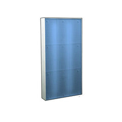 Pegboard Light Box System in Blue 24 W x 48 H Inches