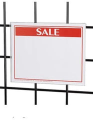 Single Sided Sign Holder in Acrylic 5.5 W x 7 H Inches - Pack of 10