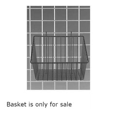 Mini Wire Grid Basket in Black 12 L x 12 W x 8 D Inches - Lot of 3