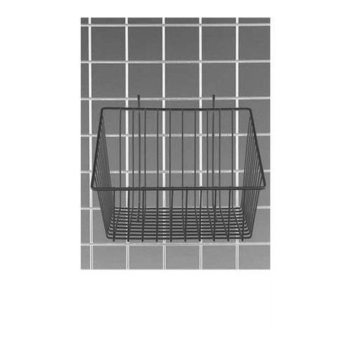 Mini Wire Grid Basket in Black 12 L x 12 W x 8 D Inches - Lot of 3