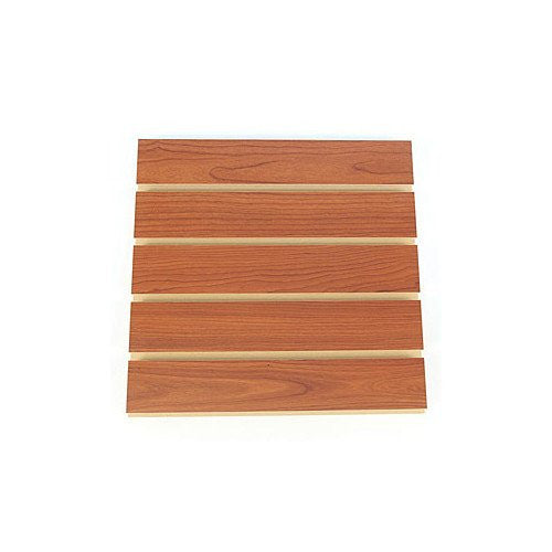 Slatwall Melamine Panel in Cherry 4 H x 8 W Inchess