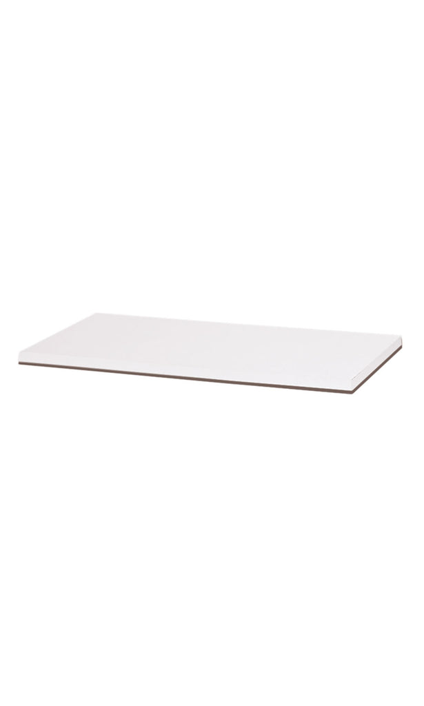 Melamine Shelf in White 48 x 12 Inches