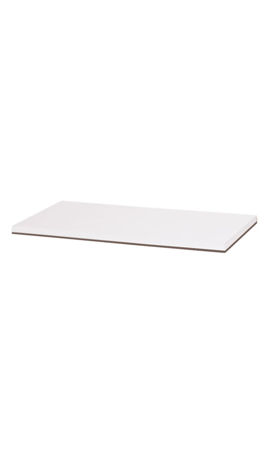 Laminated White Melamine Shelf 24 L x 12 W Inches