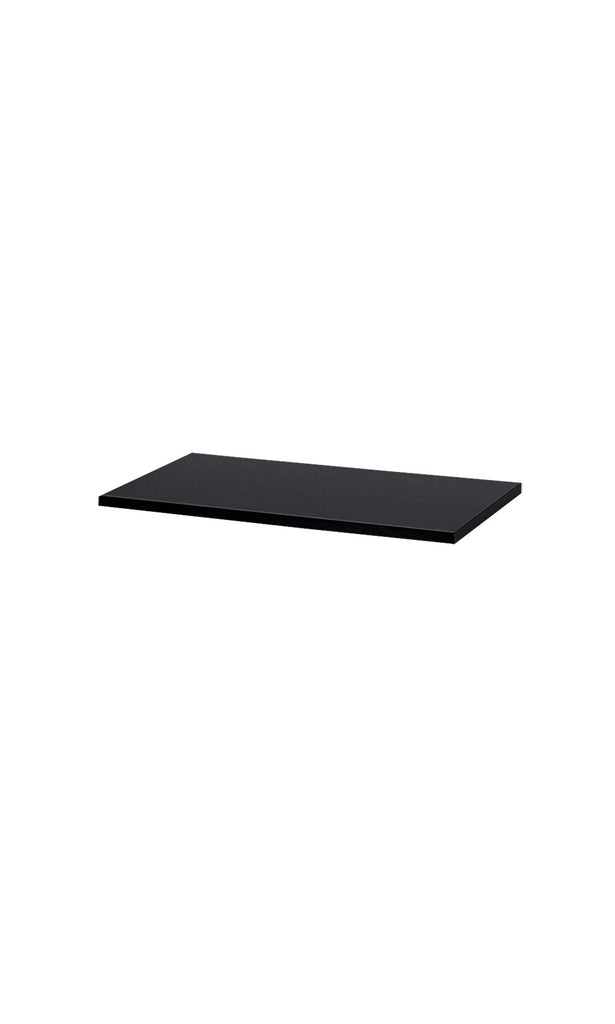 Melamine Shelf in Black 24 x 12 Inches - Pack of 10