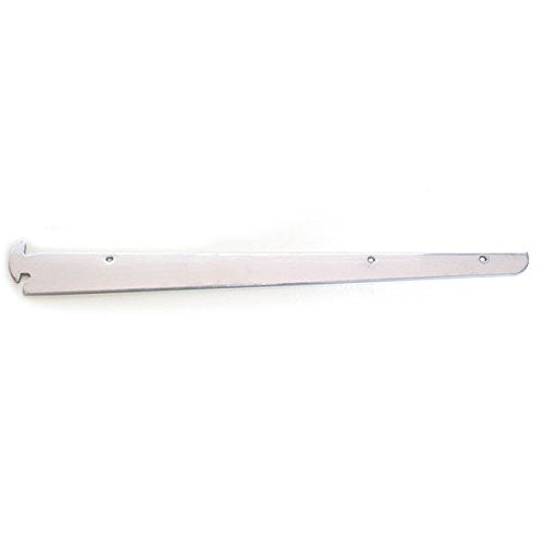 Shelf Bracket in Chrome 14 Inches Long Fits 1 Inch Slot OC - Case of 8