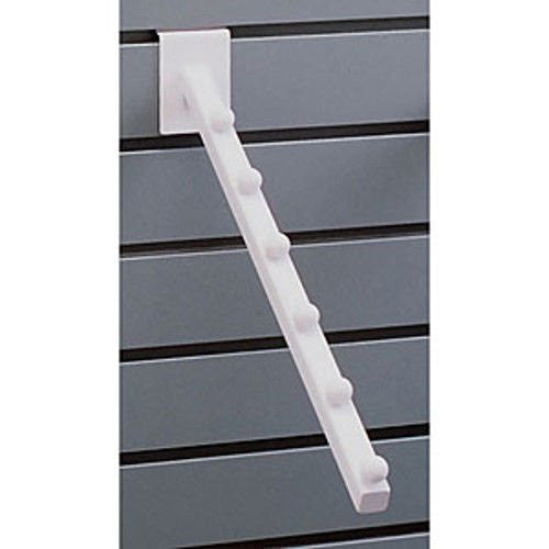 6 Ball Square Tubing Faceout in Chrome 16 Inches Long for Slatwall