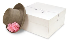 Count of 25 New Retail Two-Piece Bulky White Gift Box 