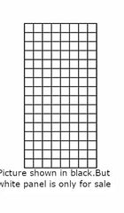 Double Wire Grid Panel in White 48 x 48 Inches - Count of 4