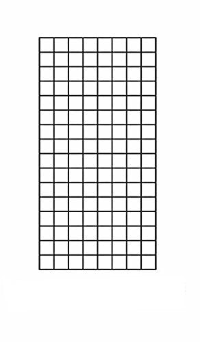 Double Wire Grid Panel in White 48 x 48 Inches - Count of 4