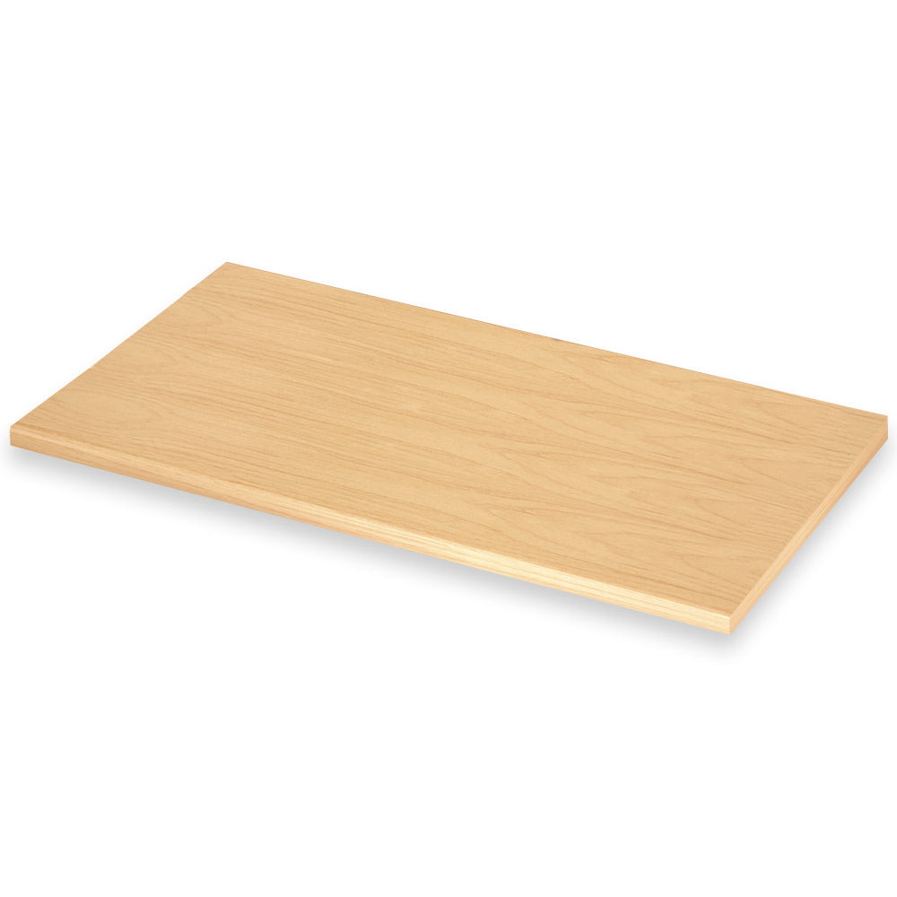 Laminated Wood Shelf in Maple 12 W x 0.75 D x 48 L Inches - Lot of 4
