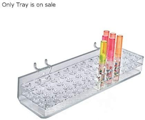 48 Round Compartment Tray in Clear 10.25 W x 3 D x 1.875 H Inches - Case of 2