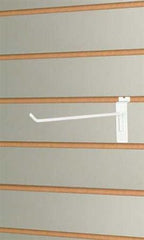 Slatwall Hook in White 8 Inches Long - Case of 100