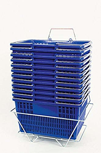 Shopping Baskets in Blue 14.5 L x 8.5 W Inches - Set of 12