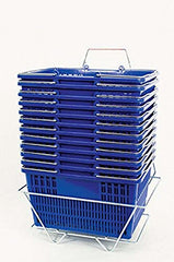 Shopping Baskets in Blue 14.5 L x 8.5 W Inches - Set of 12