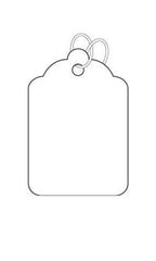 Price Tags in White 0.875 W x 936 H Inches - Box of 1000