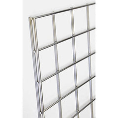 Gridwall Panel in Chrome 2 W X 7 H Feet - Lot of 2