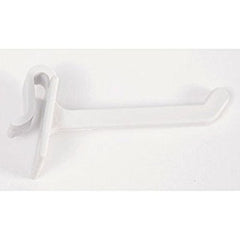 Plastic Peg Hook in White 2 Inches Long - Count of 10