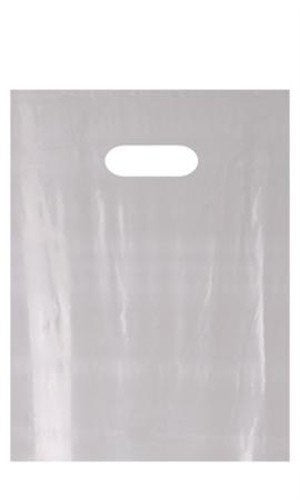 Low Density Small Merchandise Bags in Gray 9 x 12 Inches - Count of 1000