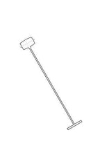Regular Tagging Fasteners in Clear 2 Inches Long - Case of 5000