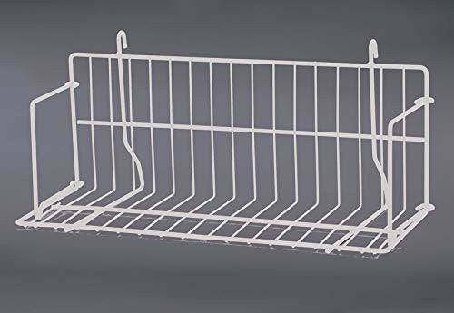 Gridwall Standard Shelf in Gray 18 Inches Wide