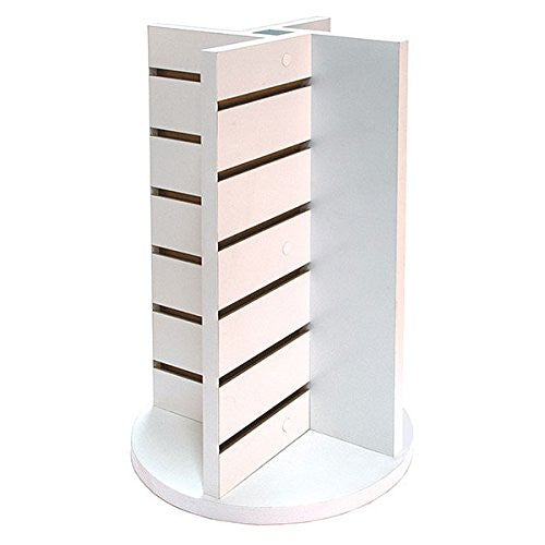 4 Way Countertop Spinner Display Rack in White 12 W x 12 D x 20.75 H I ...
