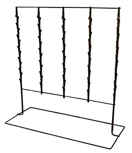 Strip Clip Display Rack in Chrome 22.5 W x 10 D x 22 H Inches