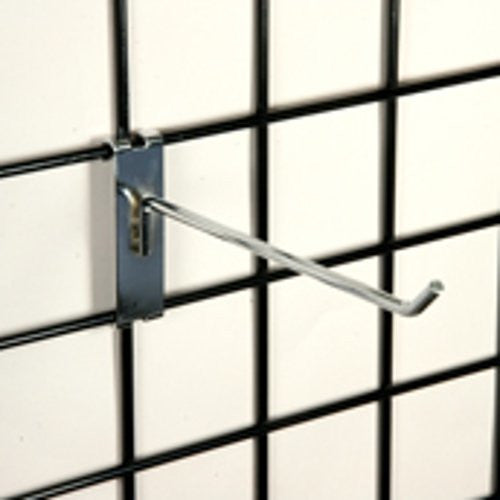 Grid Hook in Chrome 8 Inches Long for Gridwall - Box of 100