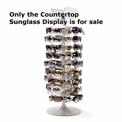 Rotating Countertop Sunglass Display 16 Dia x 28 H Inches